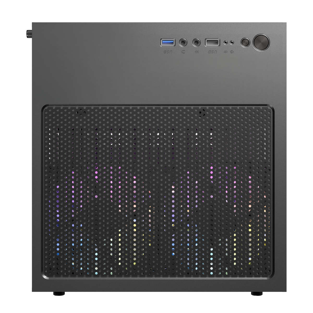 Antec VCX10M ARGB Micro-ATX | ITX Mini-Tower Gaming Chassis - Black