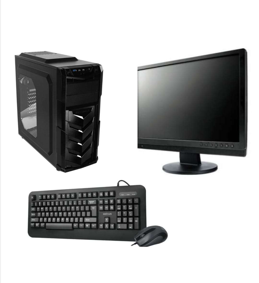 Medium Grinder Combo Gaming PC | Intel Core i5  3470 @ 3.00GHz | 16GB DDR3  512 SSD | AMD RX 470 4 g