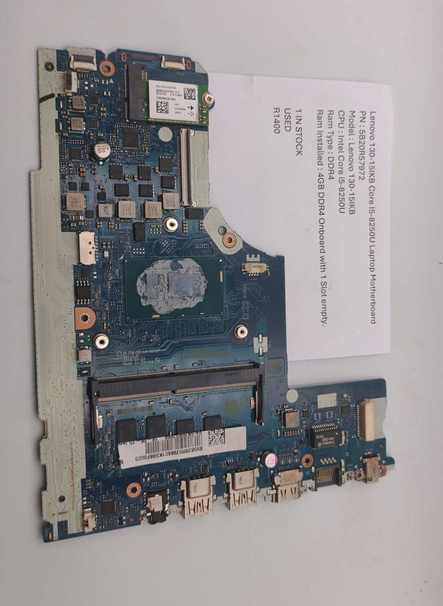 Lenovo 130-15IKB / Inte Core i5-8250U Laptop Motherboard