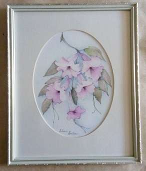 Paint - Pink Morning Glories