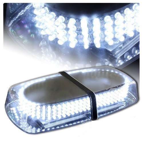 White Light Car Roof Top Emergency Warning Strobe Flash Light.