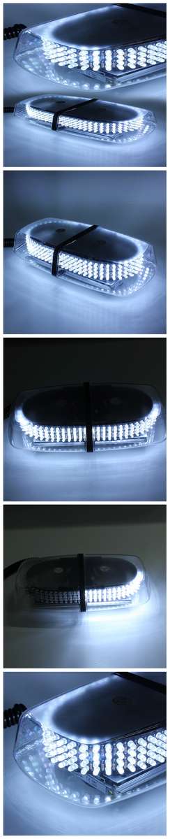White Light Car Roof Top Emergency Warning Strobe Flash Light.