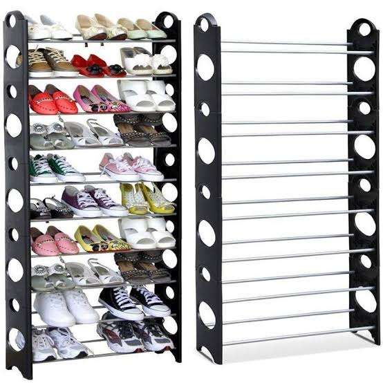10 Tier shoe rack