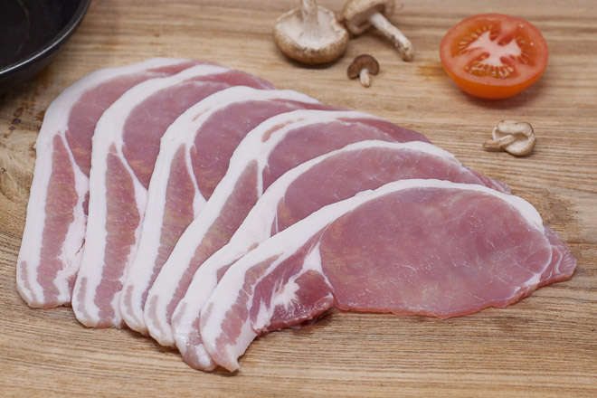 PORK BACON BACK NEW STYLE PORK BOX (6X1KG)