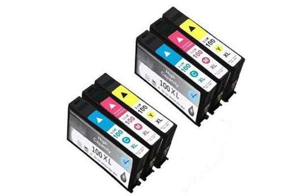 Compatible Lexmark 100XL Colour Ink Cartridge Multipack x 2