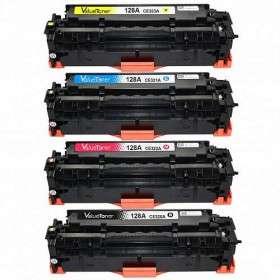 Compatible HP 128A (CE320A/CE321/CE322A/CE323A) Toner Cartridge Multipack
