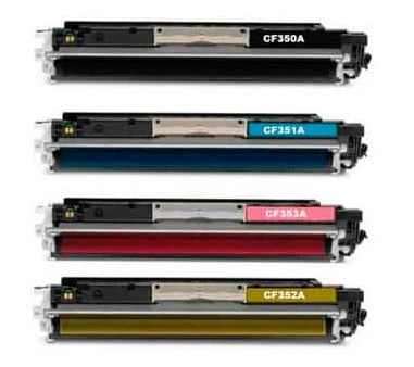 Compatible HP 130A (CF350A/CF351A/CF352A/CF353A) Toner Cartridge Multipack