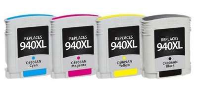 Compatible HP 940XL (C4906AE/C4907AE/C4908AE/C4909AE) Ink Cartridge Multipack