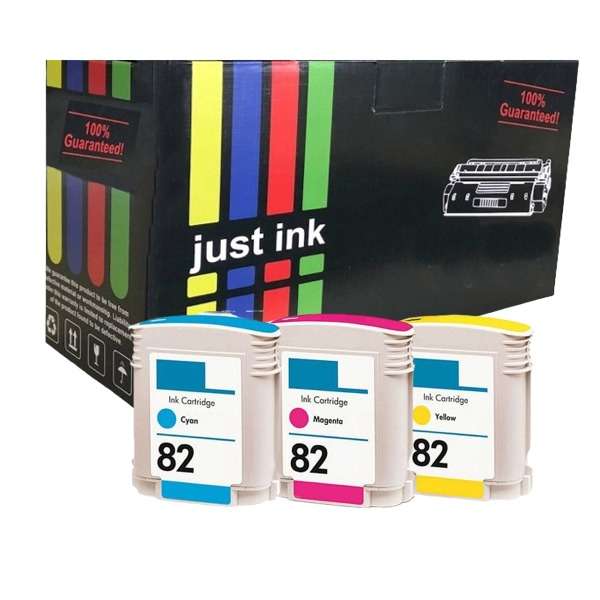 Compatible HP 82 (C4911/C4912/C4913) Colour Ink Cartridge Multipack