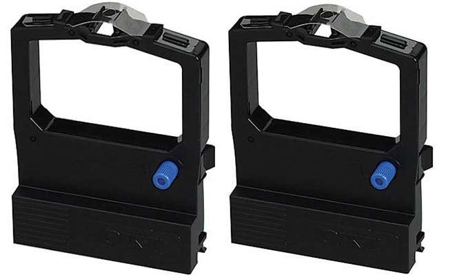 Compatible OKI 520 (01108603) Black Ribbon x 2