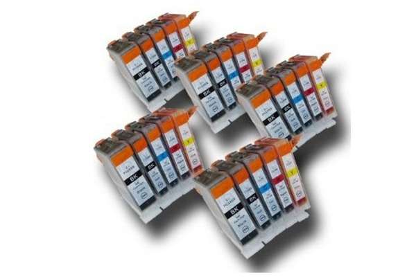 Compatible  PGI-5BK/CLI-8 Ink Cartridge Multipack x 5