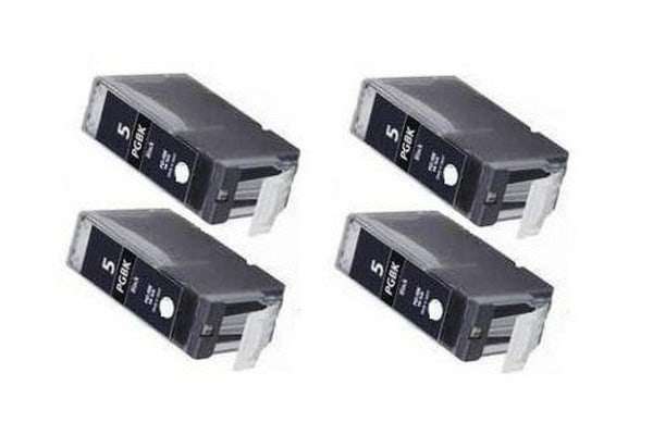 Compatible  PGI-5BK Black Ink Cartridge x 4