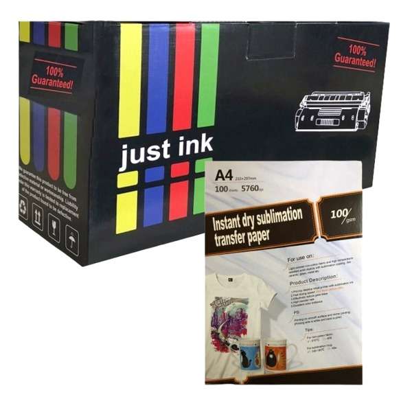 Sublimation Heat Transfer Paper 100gsm - A4 (100 sheets)
