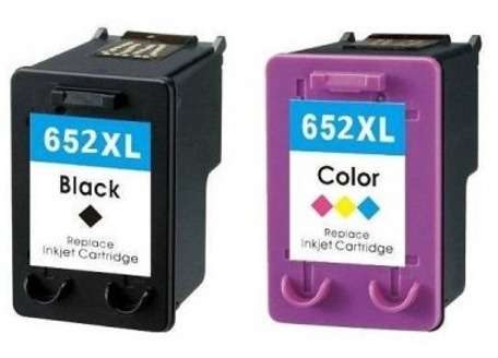Compatible HP 652XL Black & Colour Ink Cartridge Set
