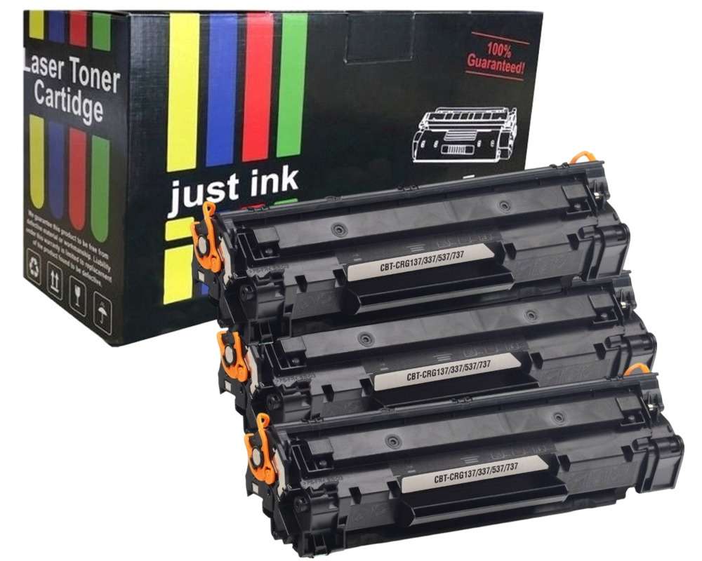 Compatible  737 Black Toner Cartridges x 3