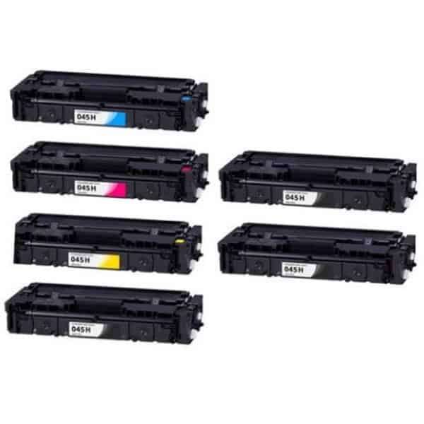 Compatible  045H Multipack + 2 x Extra Black Toner Cartridges