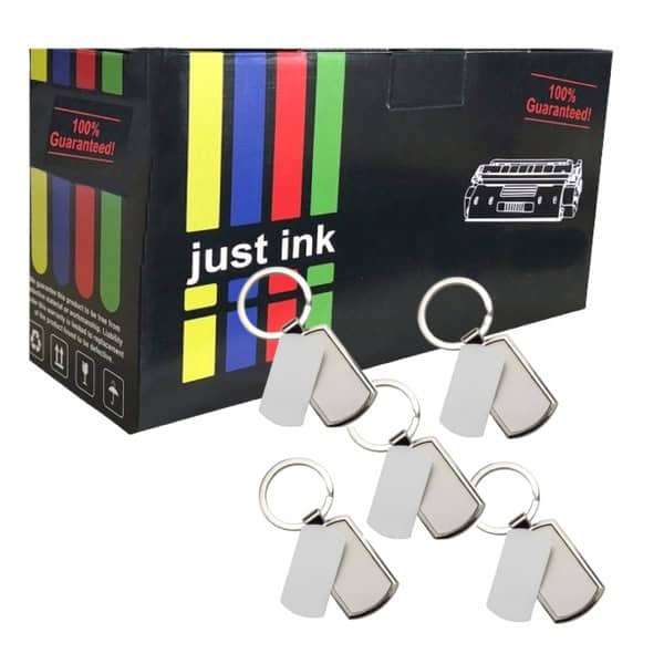 Sublimation Metal Keyring x 5