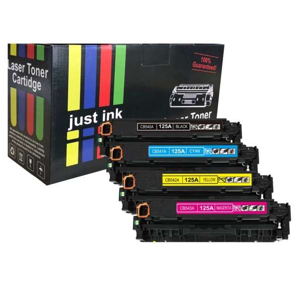 Compatible HP 125A (CB540A/CB541A/CB542A/CB543A) Cartridge Multipack