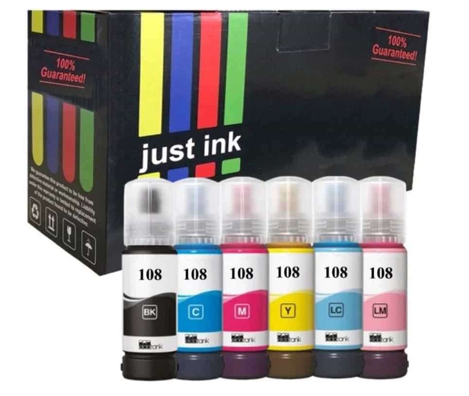 Compatible Epson 108 Dye Based Ink Bottle Multipack