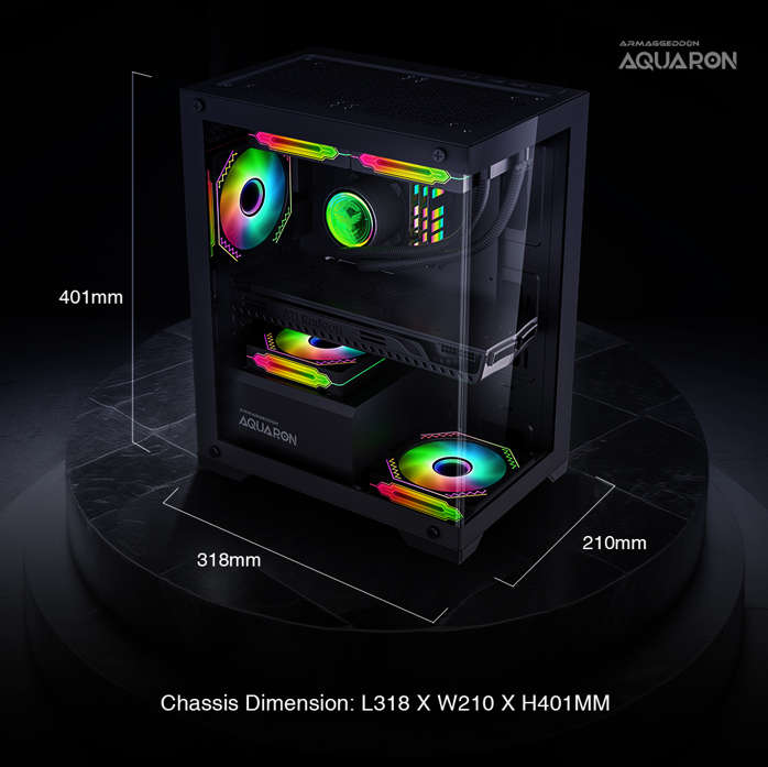 Armaggeddon Aquaron MicroATX Gaming Case