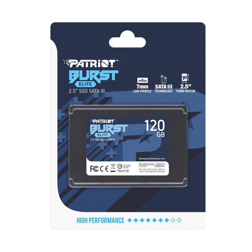 Patriot Burst Elite 120GB 2.5" SATA III SSD