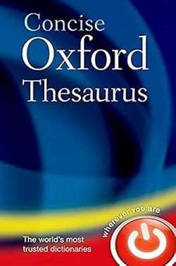 Concise Oxford Thesaurus 3rd Edition - Oxford