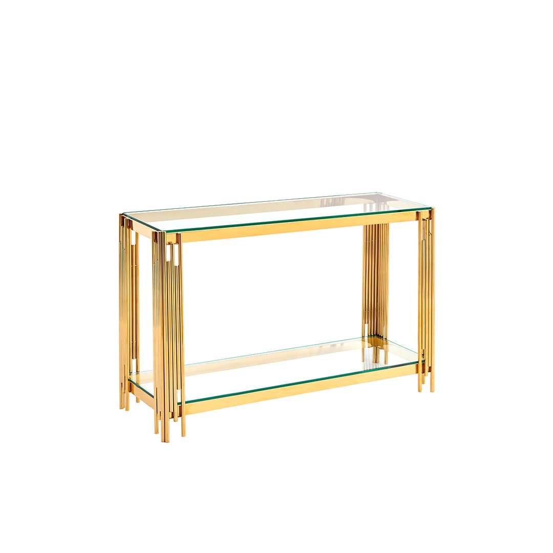 KC FURN-Sydney Console Table - Gold