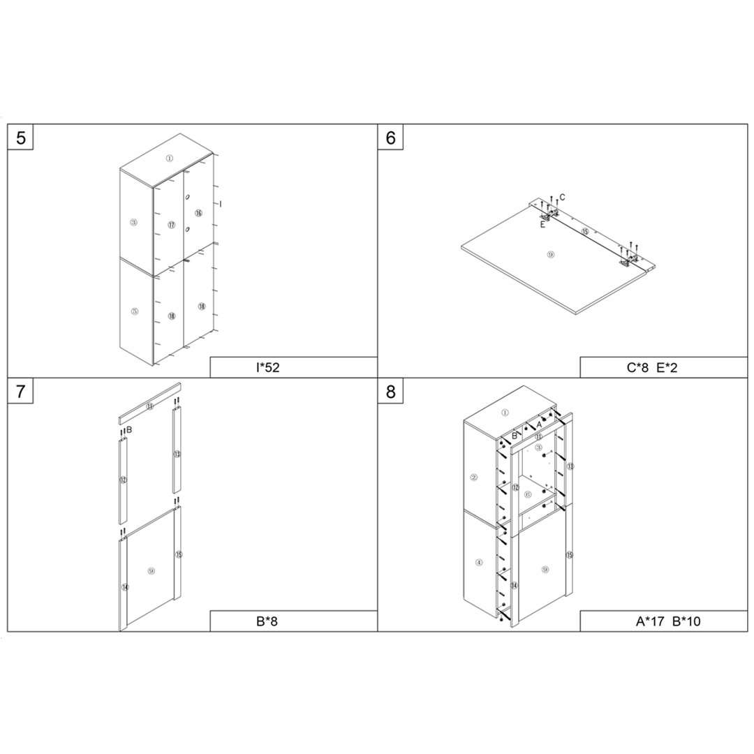 KC FURN-Bloom HighGloss Sideboard