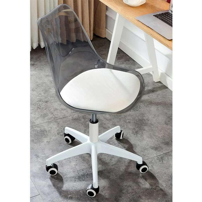 KC Furn-Transparent Eiffel Office Chair