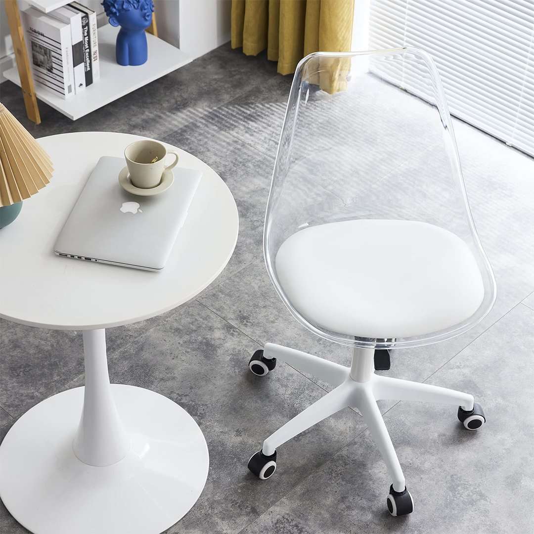 KC Furn-Transparent Eiffel Office Chair