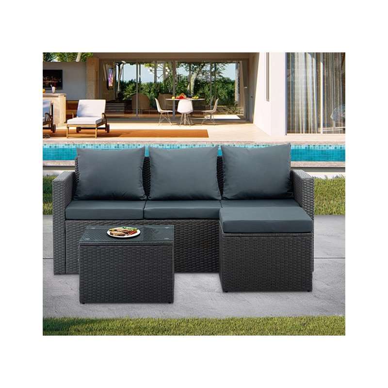 KC FURN-3piece Wayne Patio Set