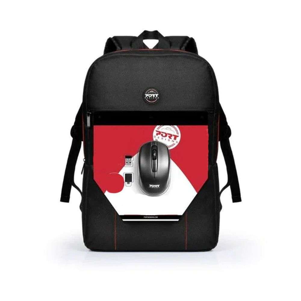 Port Designs Premium 15.6-inch Backpack and Wireless Mouse Combo 501901