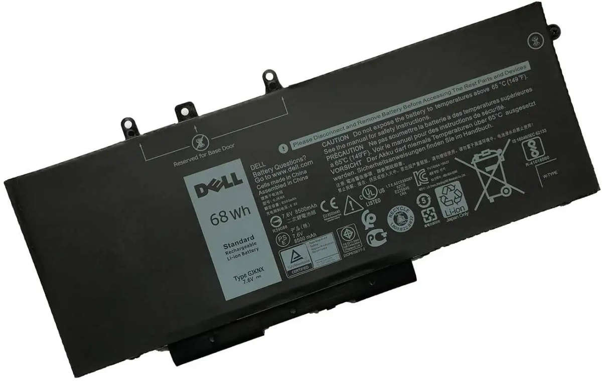 Genuine Dell Latitude 5480, 5580, Precision 15-3520, GJKNX, GD1JP, 7.6V 8500mAh, 68Wh  Origina...