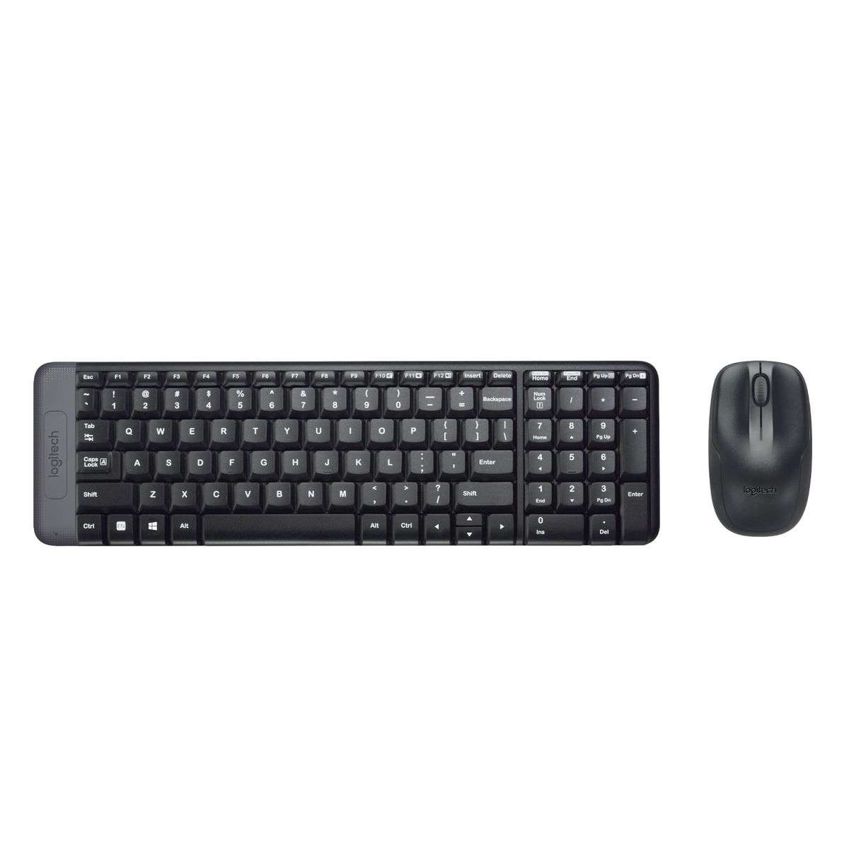 Logitech MK220 Compact Wireless Keyboard Mouse Desktop Set