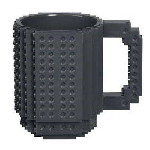 Black Building Brick Mug