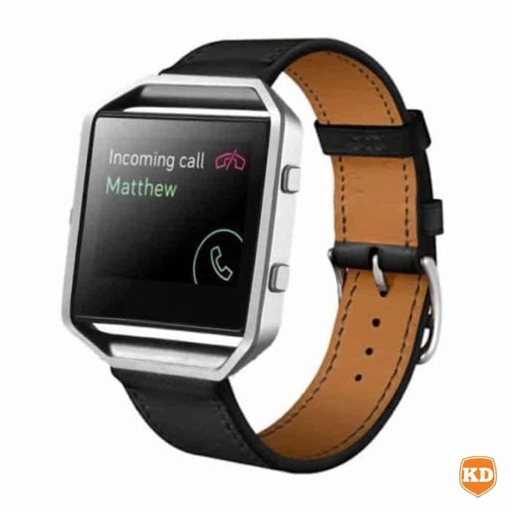 Killer Deals Leather Strap for Fitbit Blaze Black