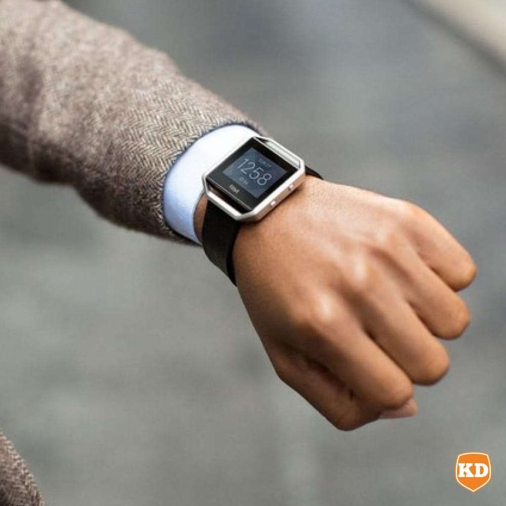 Killer Deals Leather Strap for Fitbit Blaze Black