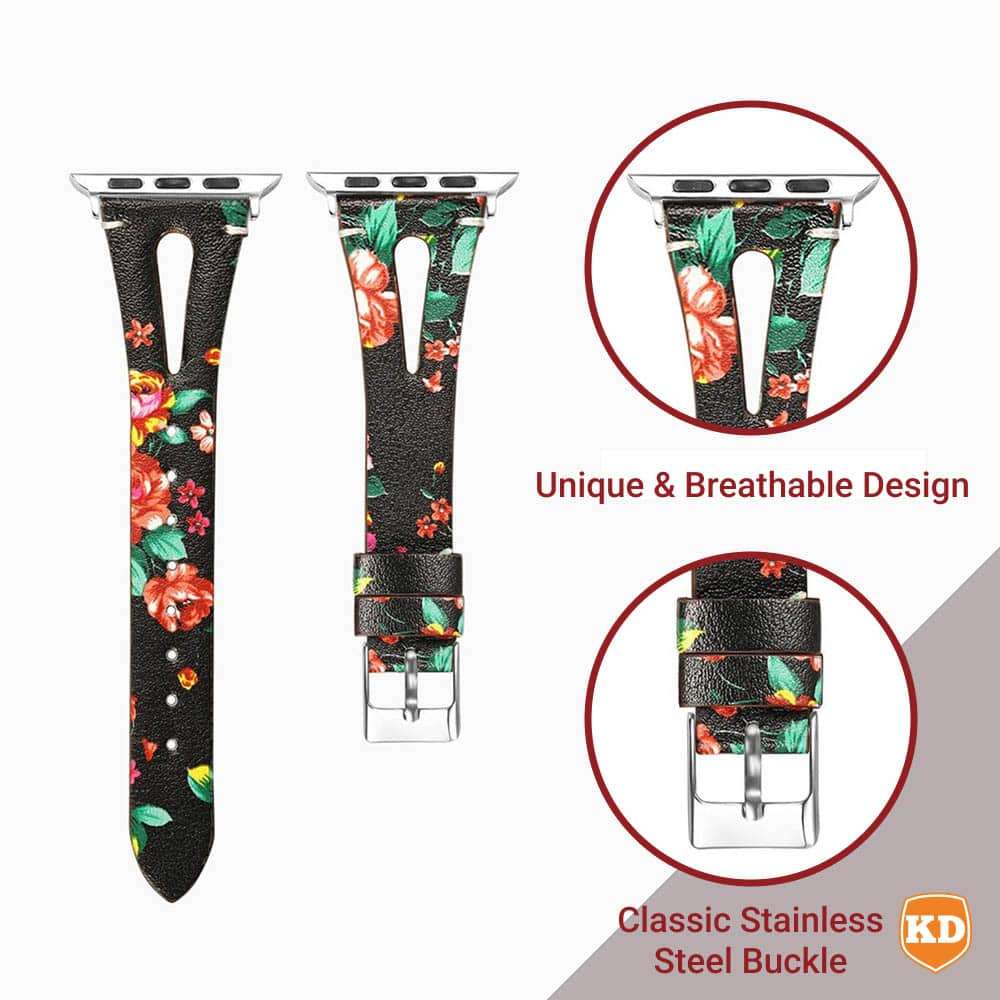 Killer Deals Leather & Silicone Strap Combo for  38/40/41mm Apple Watch