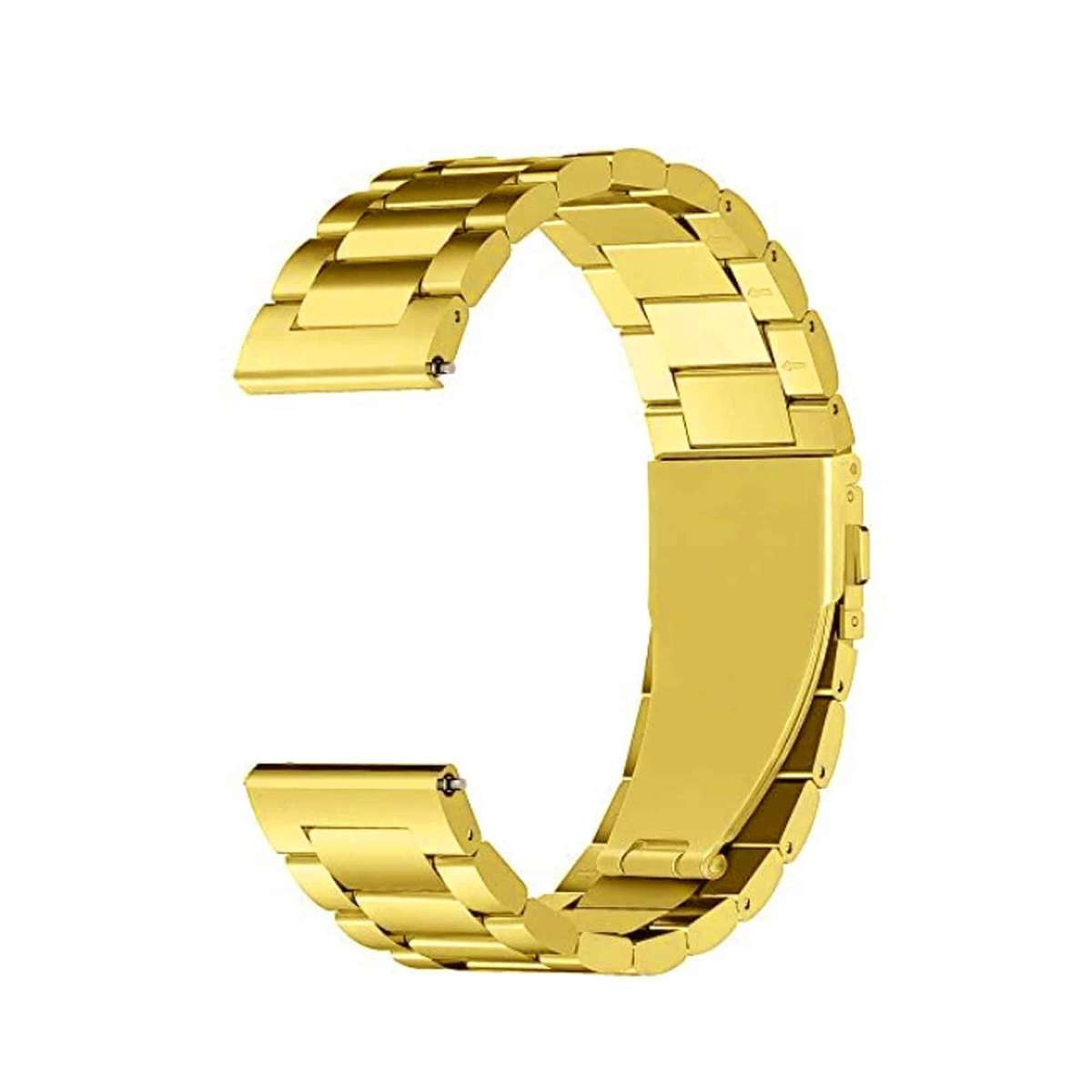 Killer Deals 18mm watch 3 links stainless -steel strap - Gold (S-M-L)