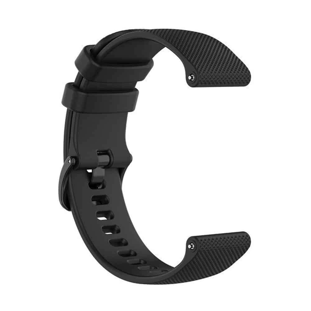 Killer Deals Garmin Forerunner 245/645/Vivoactive 3/Vivomove/Venu Silicone Strap - Black