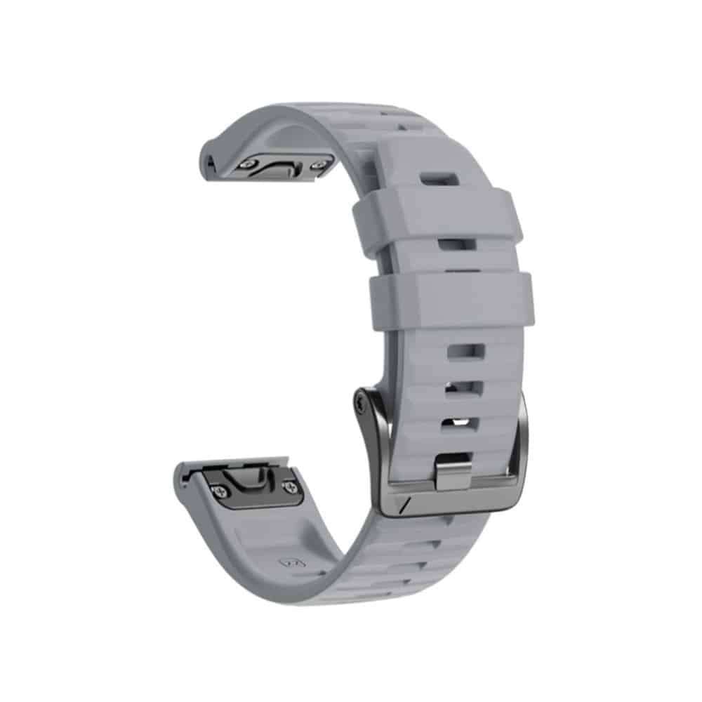 Killer Deals 26mm Silicone Strap for Garmin Fenix 5X/ 6X / 7X / Enduro - Grey