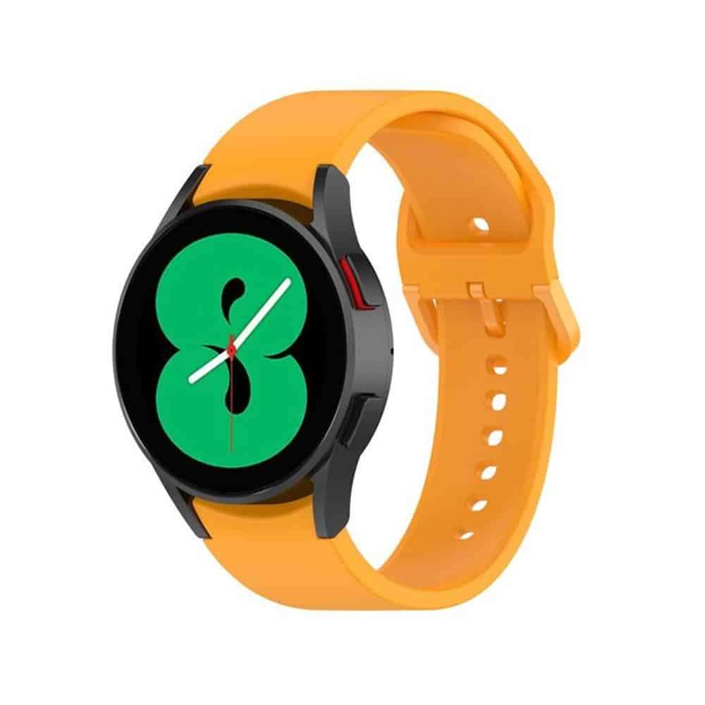 Killer Deals Silicone Strap for Samsung galaxy watch 4 S/M - Mustard