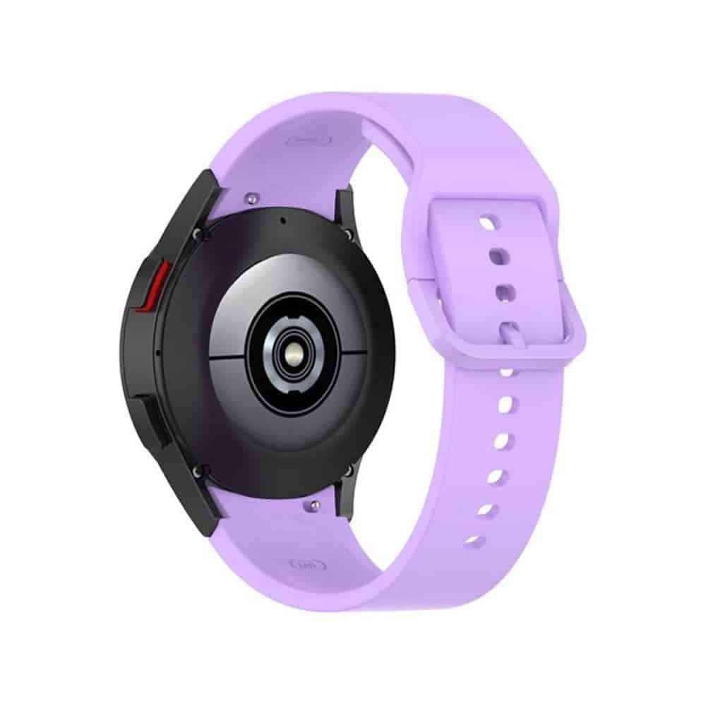Killer Deals 20mm Silicone Strap for Samsung Galaxy Watch 4/ 5/ 6 - Lilac - L