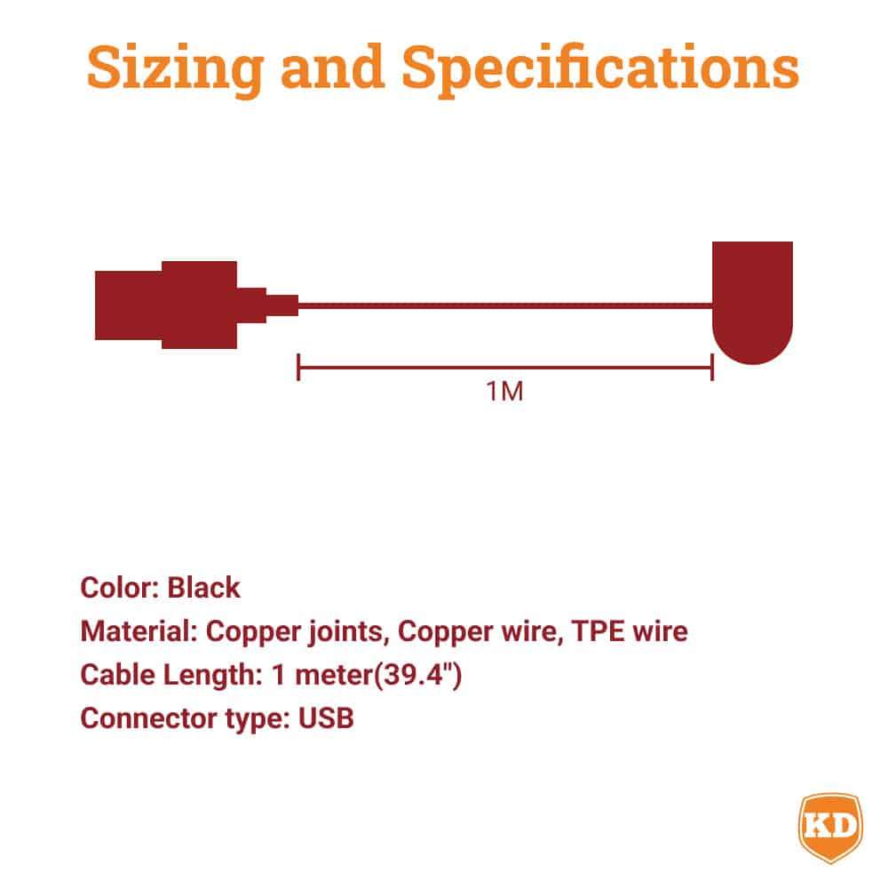 Killer Deals Fast USB Charging Cable for Suunto Kailash/Kailash 7R