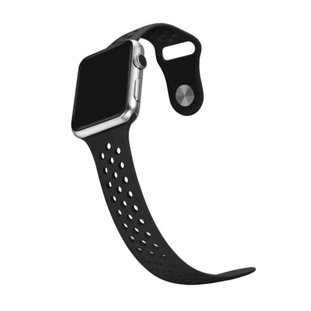 Killer Deals Silicone Strap for 38/40/41mm Apple Watch (S/M) - Black
