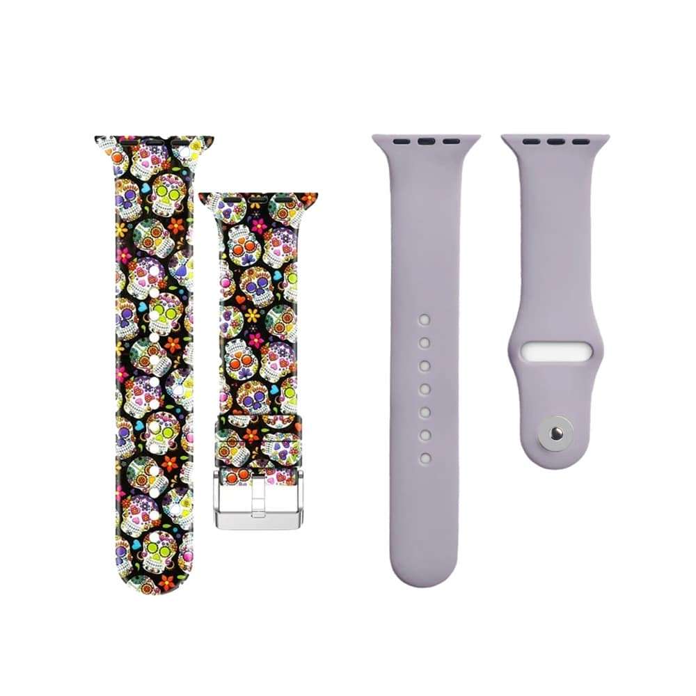 Killer Deals Silicone Strap for 38/40/41mm Apple Watch x2 Combo Pack