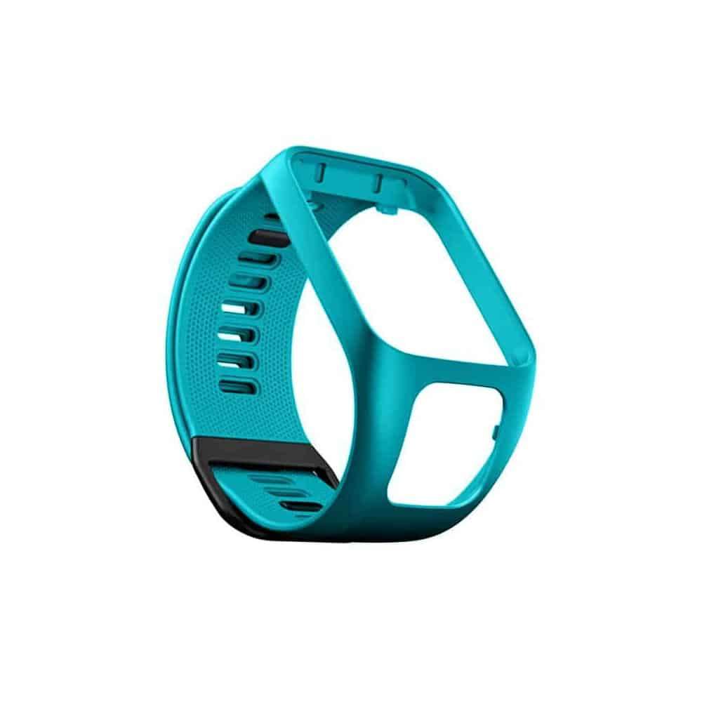 Killer Deals TomTom Runner/Spark Silicone Strap Dark Grey/Bluish Green/Teal - Combo