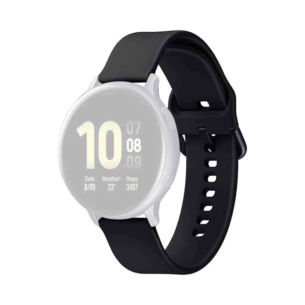Killer Deals 20mm M/L Silicone Strap Compatible With Samsung/Garmin - Black