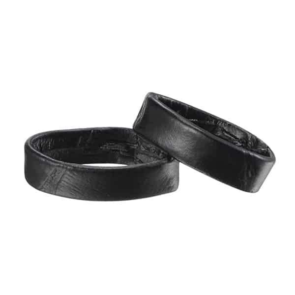 Killer Deals 21MM Leather band saver,4pcs/set - Black