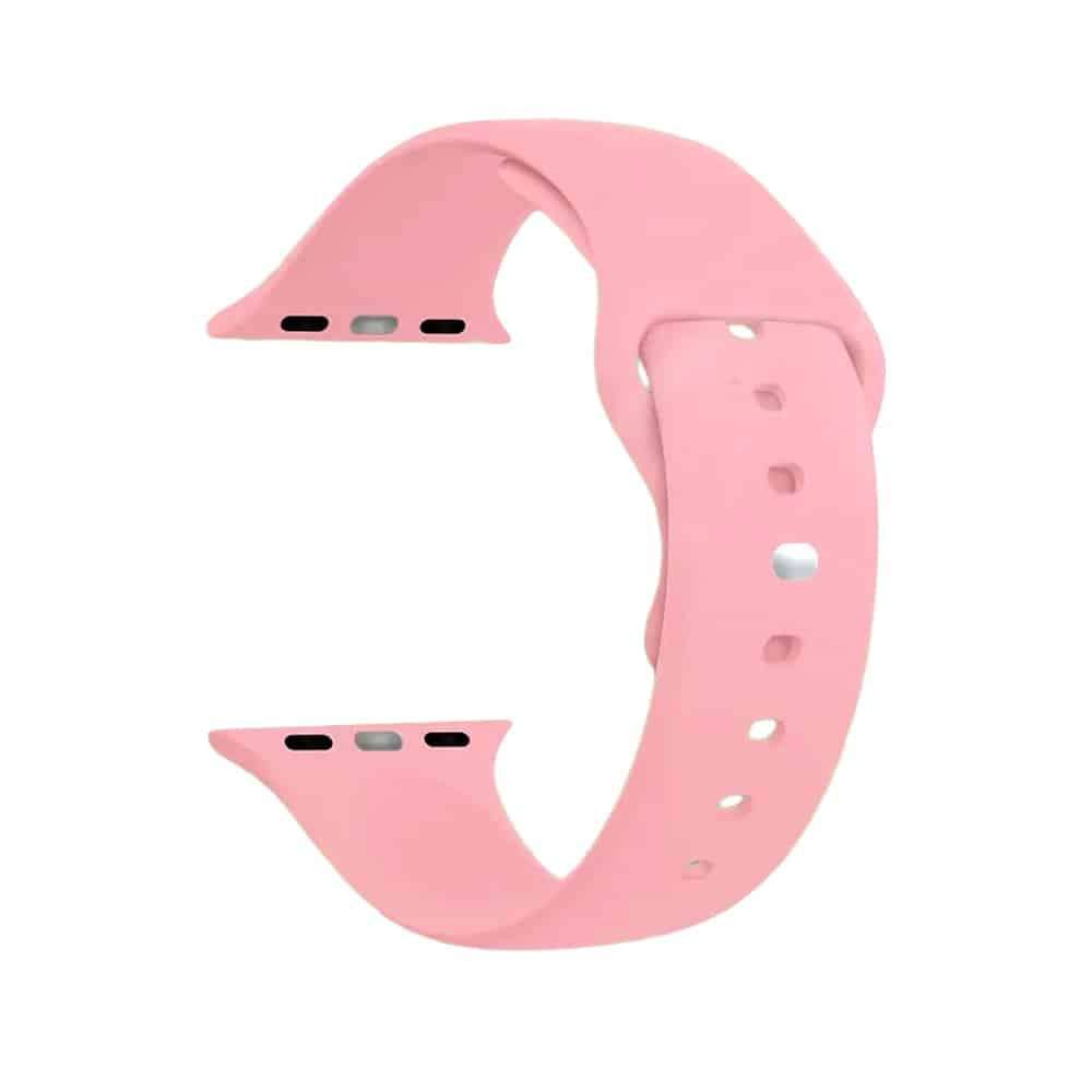 Killer Deals Silicone Strap for 38/40/41mm Apple Watch (S/M) - Light Pink